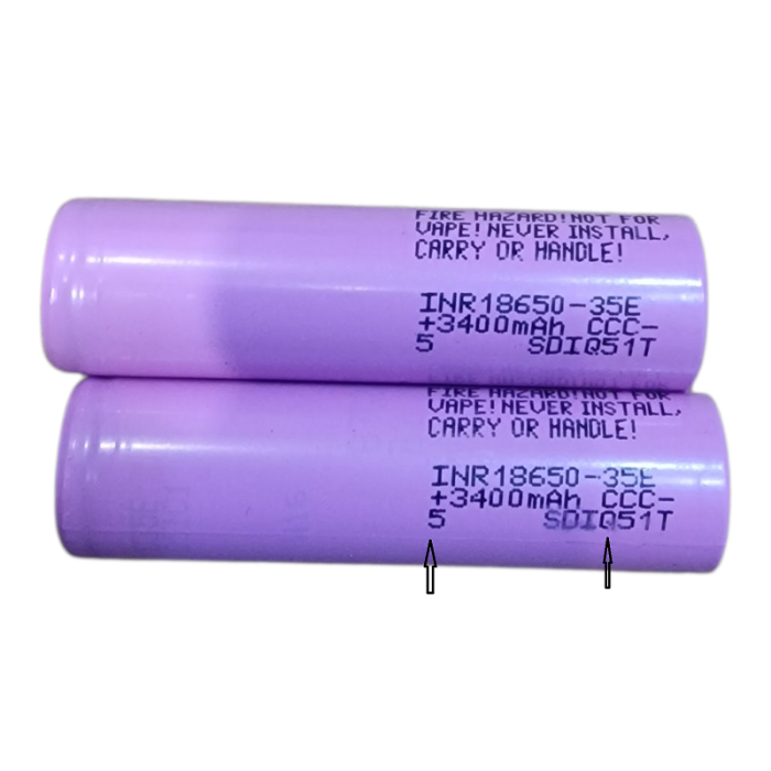 Акумулятор 18650 Li-Ion Samsung INR18650-35E, 3350-3500 нові 2025рік