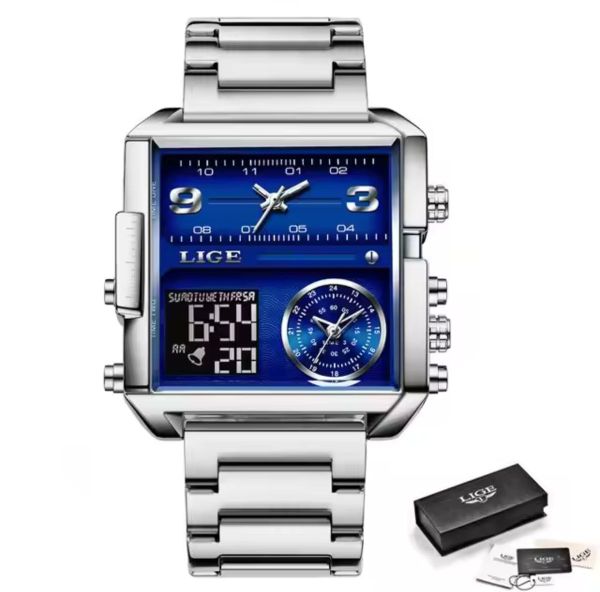 Lige Чоловічий спортивний годинник Lige Maxi