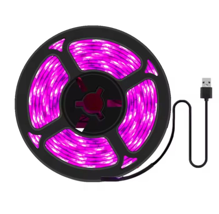 Фітострічка для росту саджанців від 5в USB живлення фітолампа спектр LED 3528 SMD 500 cм