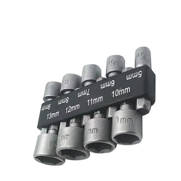 Набір торцевих головок - 9 шт - 5-13 мм - тримач 1/4'