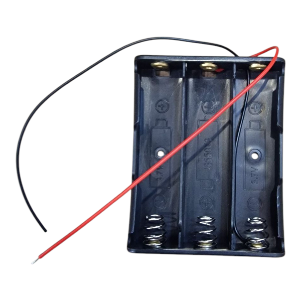 Тримач (холдер) з контактами на 3 акумулятори 18650 (3.7V)