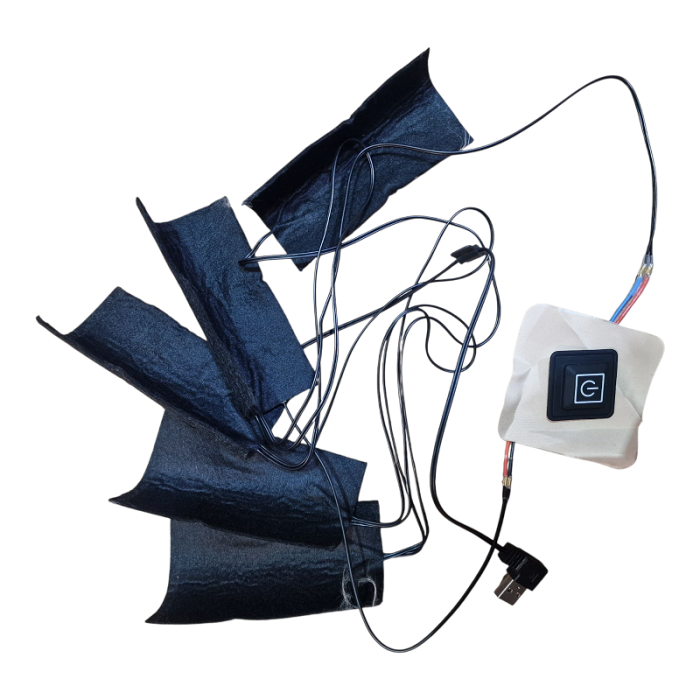 Ґрілка для тіла та одягу USB 8 в 1,usb, 5елементів, 3 режими обігріву