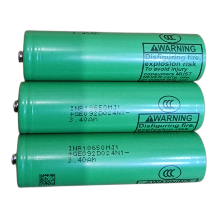Акумулятор Li-ion 18650 LG INR18650 MJ1 3400mAh 10A НОВІ з напайкою