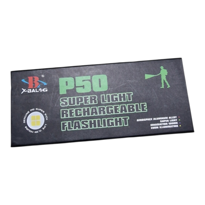 Двух режимний ручний Ліхтарик 858 Х Balog Алюміній