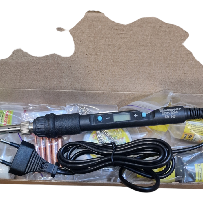 Комплект з паяльником Якість 100% Комплект флюсів з паяльником 80ват