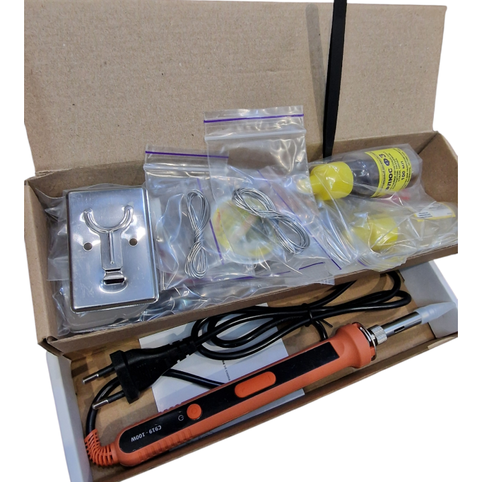 Комплект з паяльником 100w Якість 100% Комплект флюсів