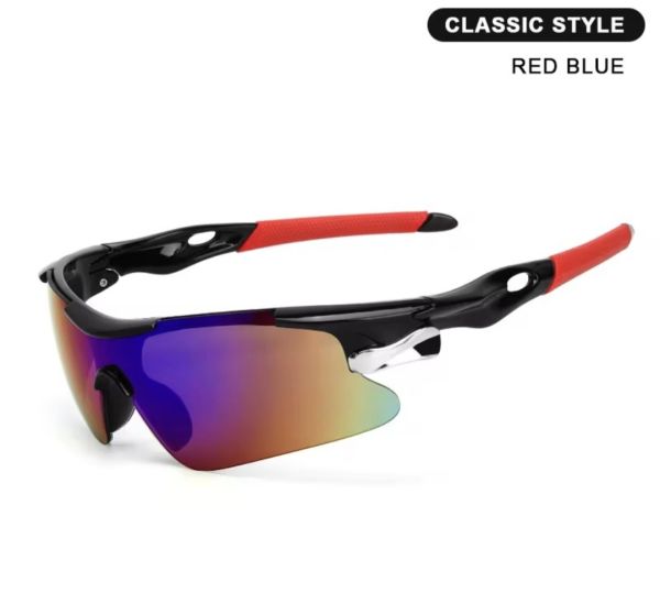 Захисні окуляри зеркальні black and red chameleon