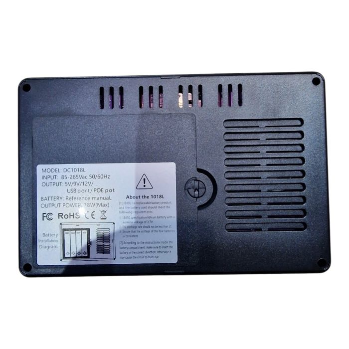 Безперебійник для роутера UPS DC1018L 18W Резервне живлення 5V / 9V / 12V + POE для Wi-Fi, ONU, терміналів