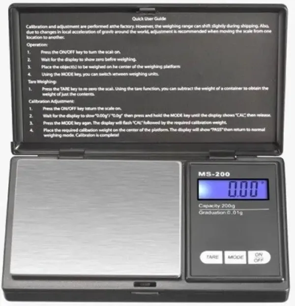 Високоточні ювелірні ваги MS 2020 200g/0.01g