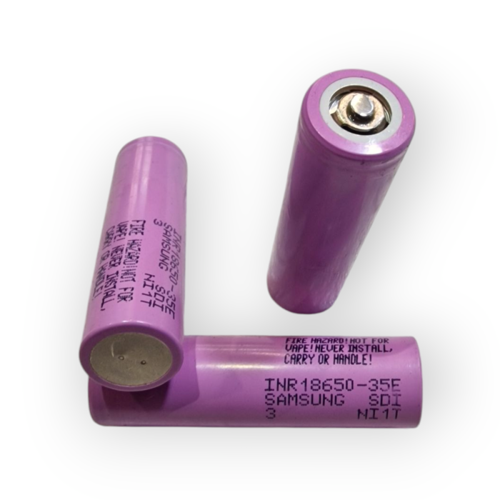 Акумулятор 18650 Li-Ion Samsung INR18650-35E, 3350-3500 з розбірки напайкой 23рік