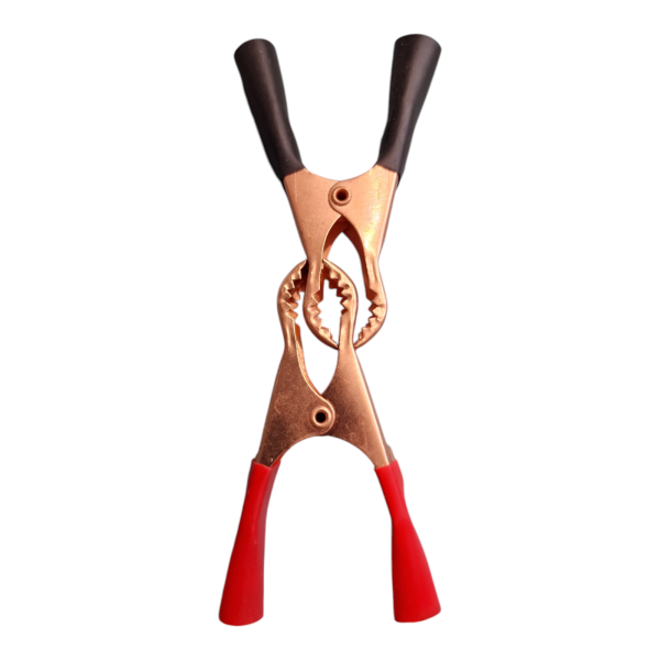 Краби Затискач крокодил 75мм в ізоляції пара для акумуляторів