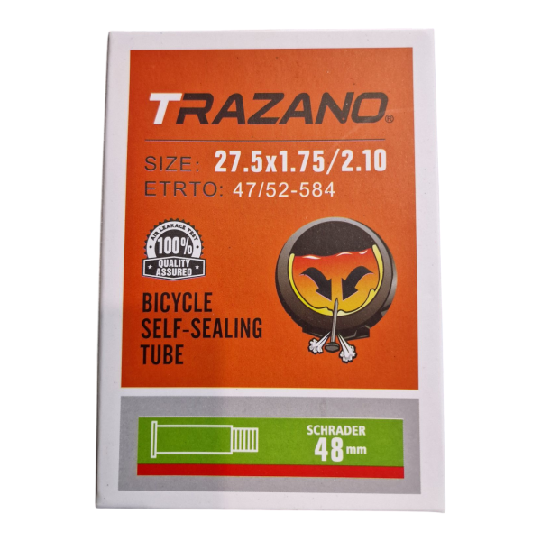 Камера велосипедна 27,5д AV (48 мм) з антипрокольним гелем