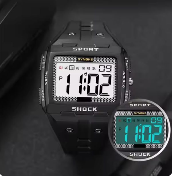 Цифровий годинник для тих у кого слабий зір