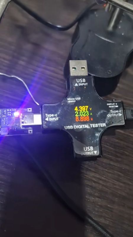 Плата зярядкі Type-C 3А с захистом
