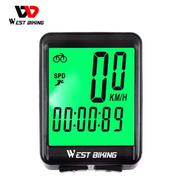 Бездротовий велокомпьютер з підсвіткою