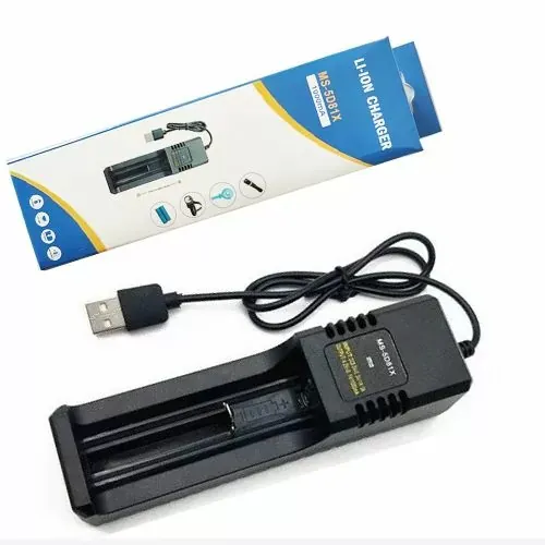 Зарядний пристрій для Li-Ion акумуляторів 1слот 18650